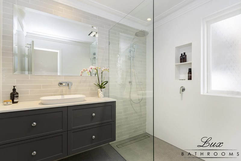 Open Glass Shower