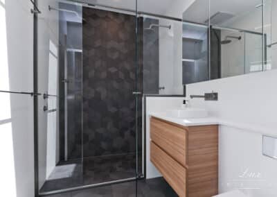 Dianella bathroom shower and vanity