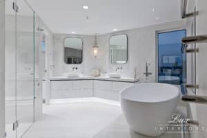 Wide angled bathroom shot