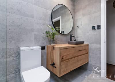 StJames bathroom vanity and toilet