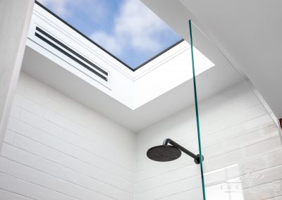 Skylight above shower