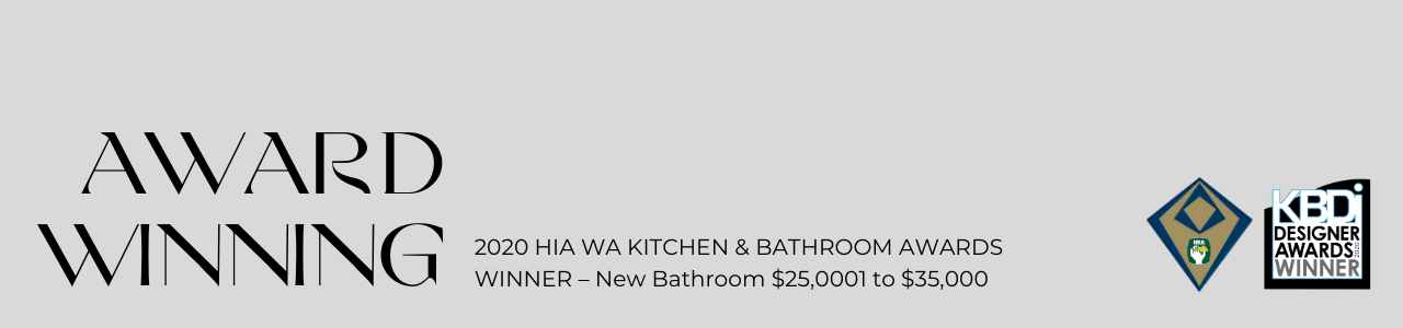 2020 HIA Award Winner for New Bathroom $25,001-35,000.