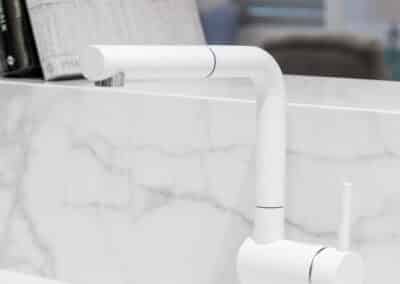 Joondanna Hamptons Kitchen tap and backsplash