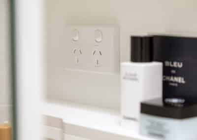 Mount Lawley Traditional Skylit Ensuite - Close up of cabinetry GPO