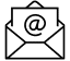 Email icon black