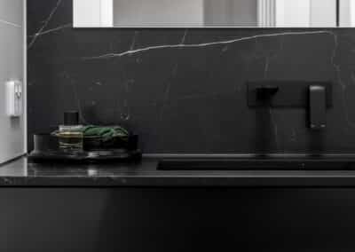 Monochrome Main Bathroom vanity benchtop