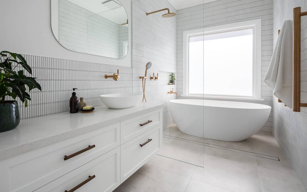 luxury bathroom renovated by Lux Interiors