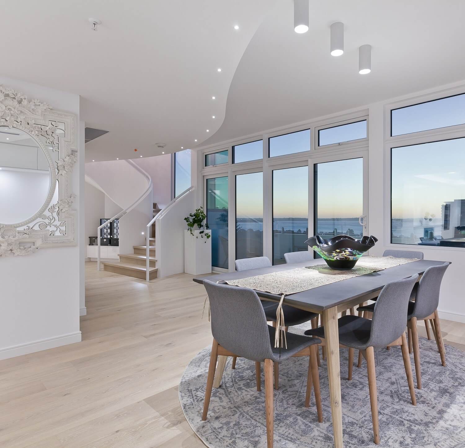 Clean and calm interior